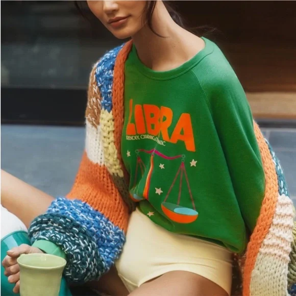 Anthropologie Green Libra Sweater - Picture 2 of 9